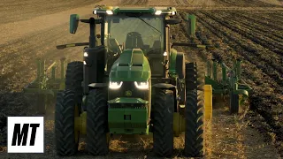 We Drove an Autonomous John Deere Tractor With Just an iPhone | MotorTrend
