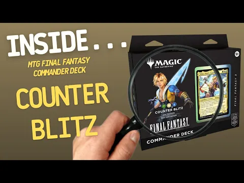 Magic The Gathering Final Fantasy X Commander Deck Counter Blitz | Inside with João Ricardo Ep796