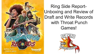 Ring Side Report-Board Game Review of Draft & Write Records