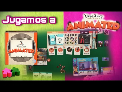 Disney Animated. Partida a 2 jugadoras animando pelis de nuestra infancia