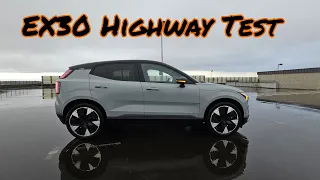 EX30 Highway Range Test 🔋 Wet roads