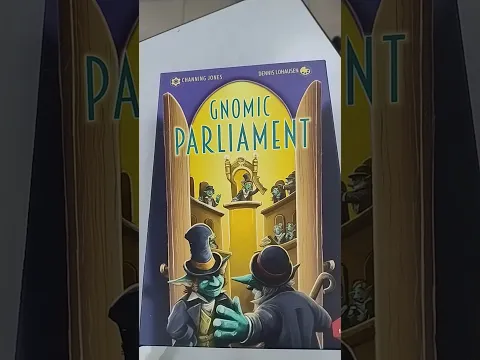 Gnomic Parliament Preview. Vote like gnomes and win the house. #boardgame
