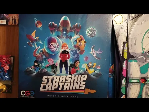Starship Captains Star Trek board game - teaser trailer preview unboxing * AmassGames * CGE Spiel'22