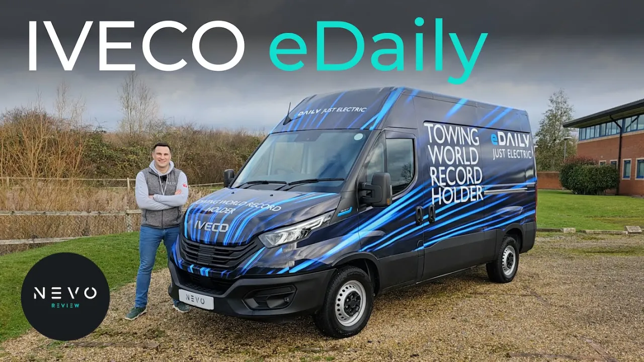 IVECO eDaily Electric Van Review & Drive - It can Tow 3.5 Tonne!