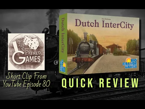 Quick Review of Dutch InterCity (Clip from Episode 80)