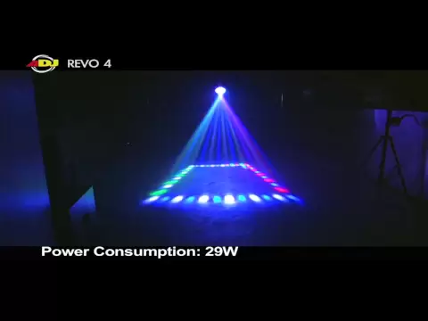 Product video thumbnail for American DJ Revo 4 RGBW LED DMX Effect Light