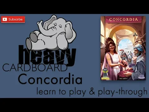 Concordia 4p Play-through, Teaching, & Roundtable discussion by Heavy Cardboard