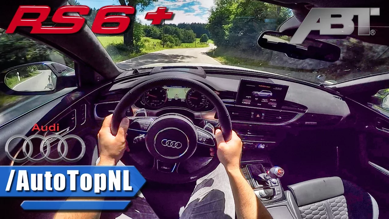 ABT Audi RS6+ 705HP 4.0 TFSI V8 BiTurbo POV Test Drive by AutoTopNL