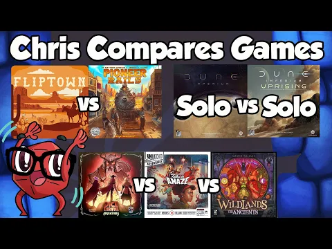 Chris Compares Unmatched Adventures, Dice Throne Adventures, Dune Imperium and more