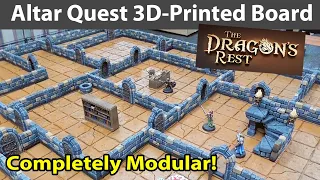 Altar Quest 3D-Printed Board from Dragon's Rest