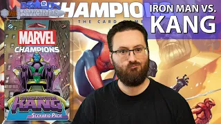 Iron Man vs Kang: Solo Playthrough for Marvel Champions the Card Game