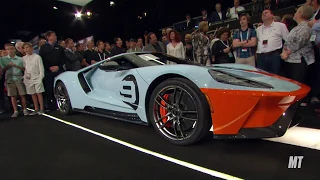 2019 Ford GT Heritage Edition (Vin 001) sells for $2.5 MILLION at Barrett-Jackson Scottsdale!