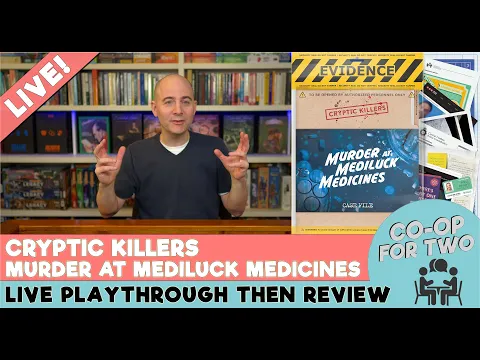 Cryptic Killers: Murder at Mediluck Medicines - Playthrough then Review