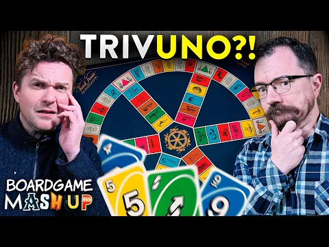 Trivial Pursuit X Uno | BOARD GAME MASHUP