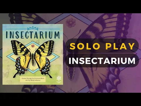 Insectarium Board Game - Full Solo Gameplay - My First Play | DaniCha