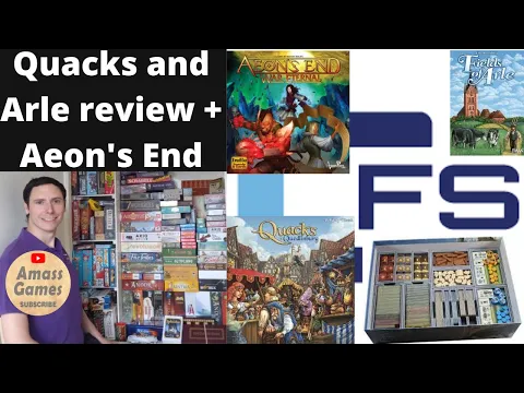 Folded Space inserts review - Aeon's End Arle Quacks of Quedlinburg War Eternal Outcasts AmassGames