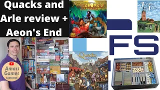 Folded Space inserts review - Aeon's End Arle Quacks of Quedlinburg War Eternal Outcasts AmassGames