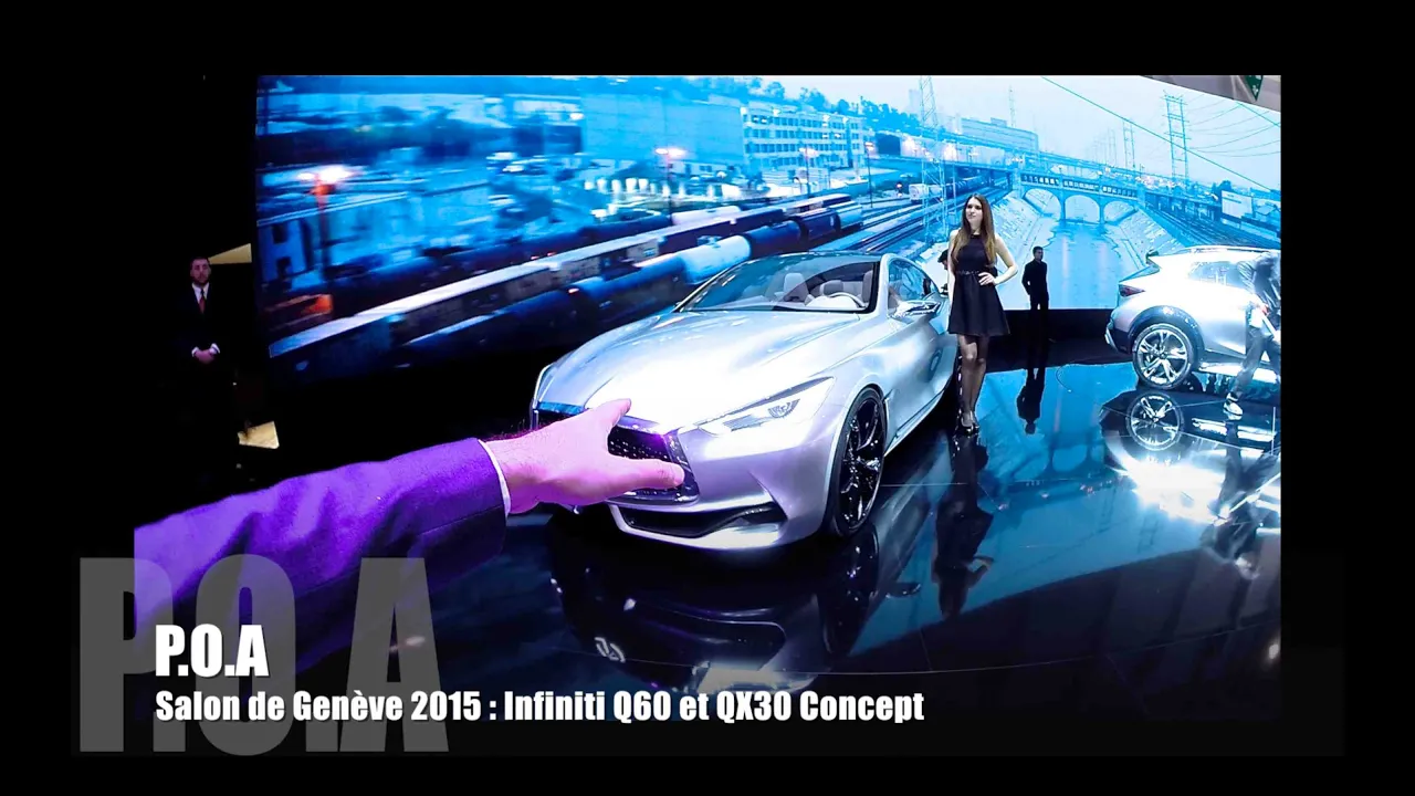 Infiniti Q60 et QX 30 concept - Salon  de Genève 2015