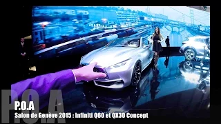 Infiniti Q60 et QX 30 concept - Salon  de Genève 2015