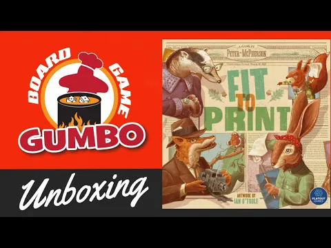 Fit To Print - Play-To-Win at Southern Board Game Fest 2023!