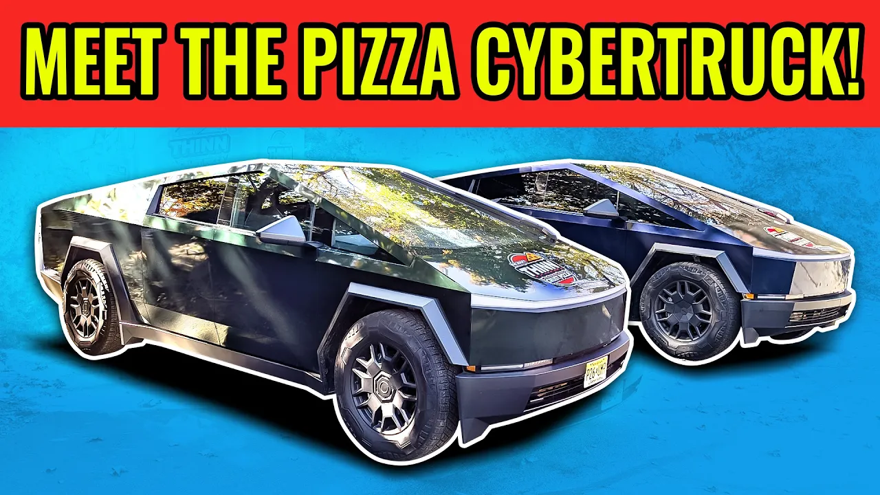 Tesla Cybertruck Pizza: Thin, Crispy And All Electric