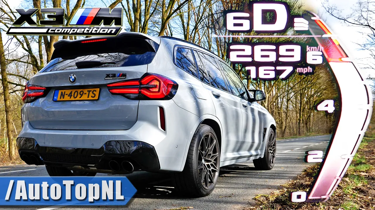 BMW X3M Competition F97 LCI | 0-250 Acceleration SOUND & AUTOBAHN POV | NEW vs OLD by AutoTopNL
