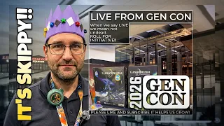 We found Skippy at # gencon !!! The designer of Lunar Rush gives us the inside scoop!