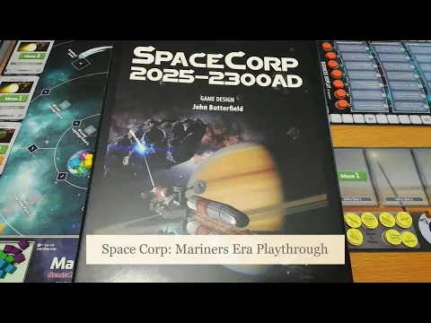 Space Corp (GMT Games): Mariners Era Solo Playthrough - Diagonal Move