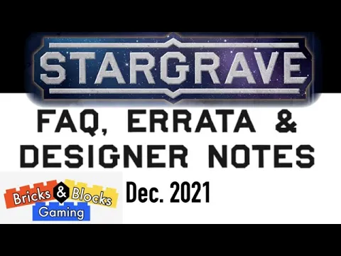 Stargrave FAQ & Errata - Dec. 2021