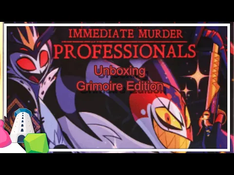Unboxing of the Helluva Boss IMP Immediate Muder Professionals board game Grimoire Edition
