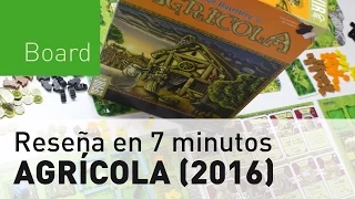 Agrícola 2016 - Reseña rápida - Juego de Mesa