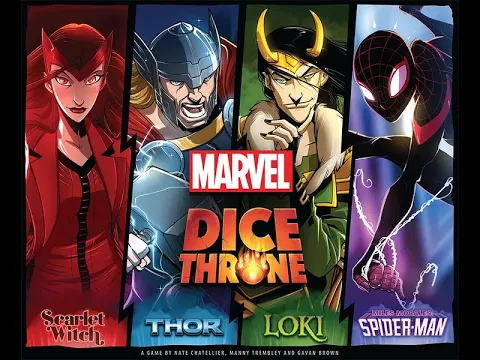 Sci-Fi Fantasy Saturday - Marvel Dice Throne (Roxley) - Unboxing and Overview