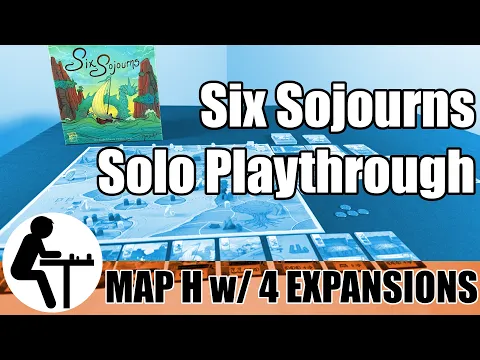 Six Sojourns Solo Playthrough: Map H with 4 Expansions