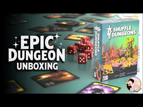 Jake Reacts | Unboxing Shuffle Dungeons; Cooperate, Build Routes & Fight Monsters!