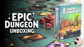 Jake Reacts | Unboxing Shuffle Dungeons; Cooperate, Build Routes & Fight Monsters!