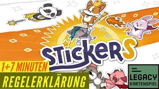 Stickers Regeln Anleitung Erklärung Kartenspiel Legacy Spiel Familienspiele