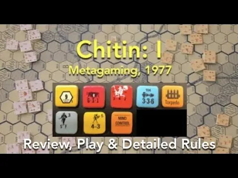 Chitin: I (Metagaming) Review & How to Play [RVW 079]