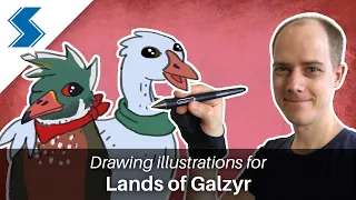 Lands of Galzyr - Time-lapse - Duck and Goose