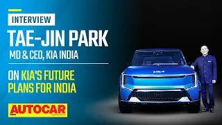 Tae-Jin Park on Kia’s future plans for India | Auto Expo 2023 | Autocar India
