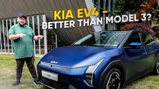 2025 Kia EV4 First Drive Review - Can it compete with Model 3?