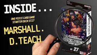 One Piece Card Game Starter Deck Black Marshall.D.Teach ST27 | Inside with João Ricardo Ep778