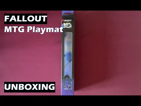Unboxing Fallout MTG Playmat