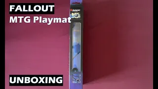Unboxing Fallout MTG Playmat
