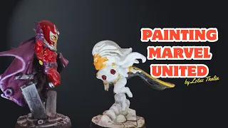 Painting Magneto & Storm – Marvel United Miniatures with Lotus Thalia