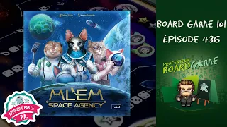 Board Game 101 (EP436) MLEM: Space Agency - Règles et critique
