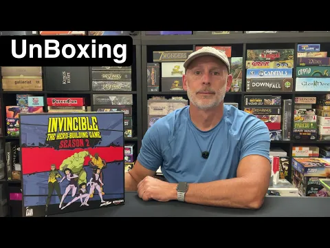 TDG: Invincible: The Hero-Building Game, Season 2 unboxing with Ray