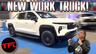 First Hands-On - I Answer All Your Questions About the 2024 Chevy Silverado EV WORK Truck!