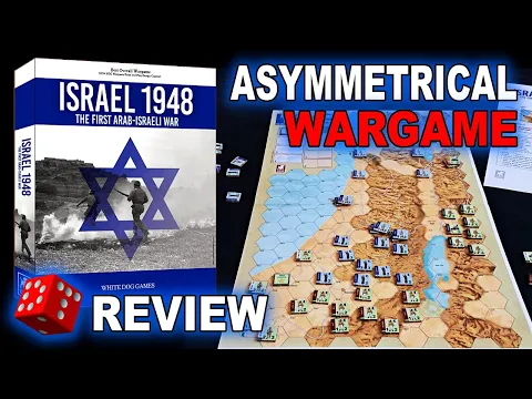 Israel 1948: The First Arab Israeli War | Modern Warfare Wargame Board Game REVIEW