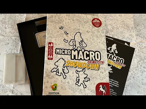 MicroMacro Crime City: Showdown (Pegasus Spiele) - Unbox & View