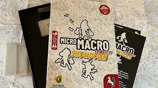 MicroMacro Crime City: Showdown (Pegasus Spiele) - Unbox & View